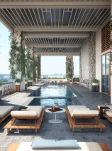 YOTEL / YOTELPAD Miami swimming pool and pool deck