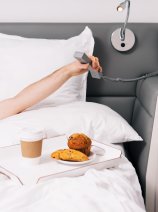 YOTEL Boston - breakfast in bed