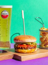 YOTEL Edinburgh - Burger, fries and beer