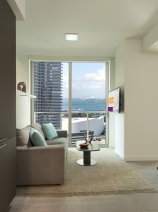 YOTELPAD Miami Studio PAD Living Room & Kitchen