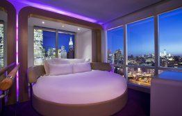 YOTEL New York - VIP King Suite, view from the room at night