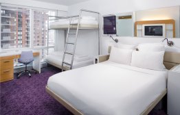 YOTEL New York First Class Queen Junior Suite with Two Bunks