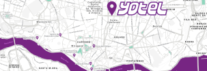 YOTEL Porto map