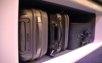 YOTELAIR Premium Cabin luggage storage