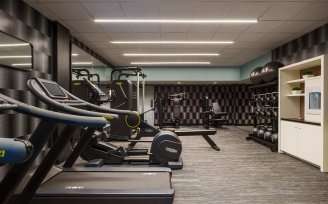 YOTEL Washington DC - Gym and fitness equipment