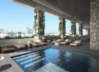 YOTEL / YOTELPAD Miami swimming pool