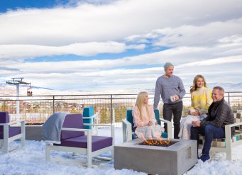 YOTELPAD Park City - view from deck and firepit