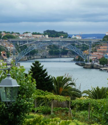 Porto city and river view