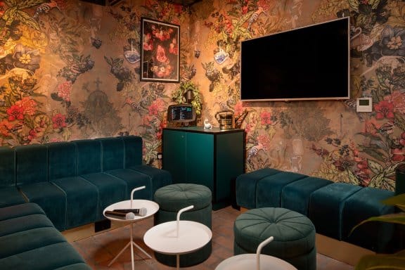 Karaoke room at YOTEL Manchester
