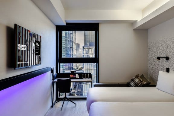 View of First Class Twin room