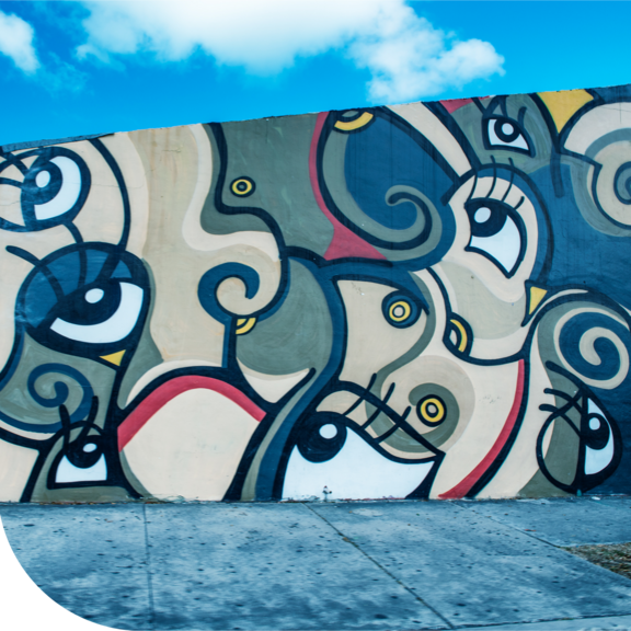 Wynwood design destrict graffiti walls