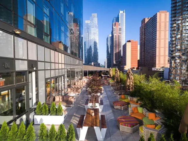 YOTEL New York rooftop terrace