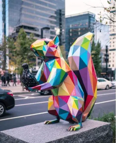 BOS art exhibition sculpture