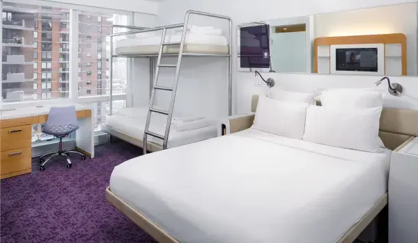 YOTEL New York First Class Queen Junior Suite with Two Bunks