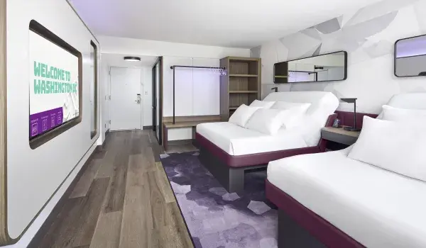 YOTEL Washington DC First Class Two Queens