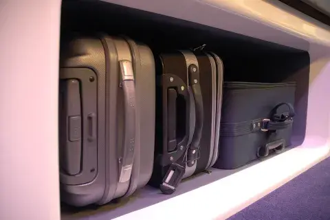 YOTELAIR Premium Cabin luggage storage