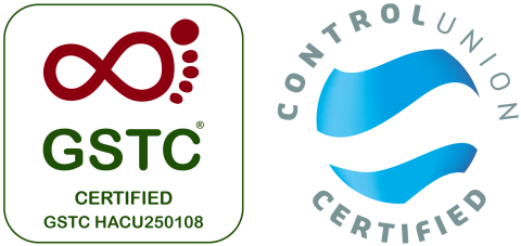 GSTC certified and Control Union Certified logo